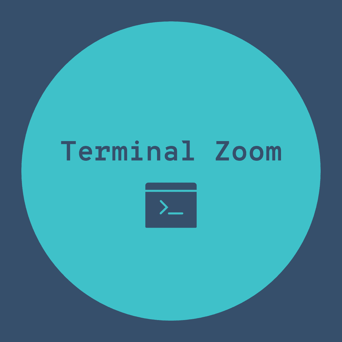 Terminal Zoom Visual Studio Marketplace